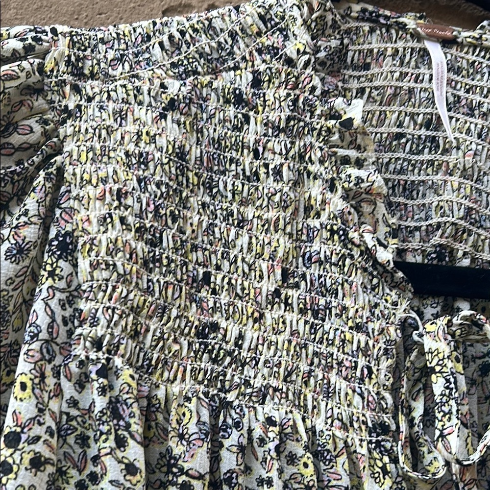 🎉3X HOST PICK🎉Free People Floral Print Lela Blouse - Picture 8 of 10